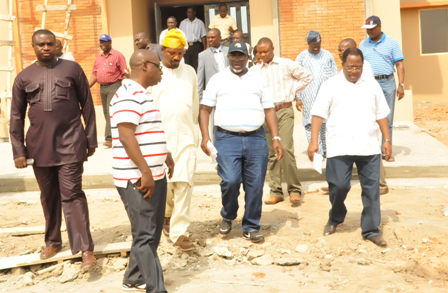 ON-GOING PROJECTS Pro-Chancellor Tasks Contractors on Speedy Completion